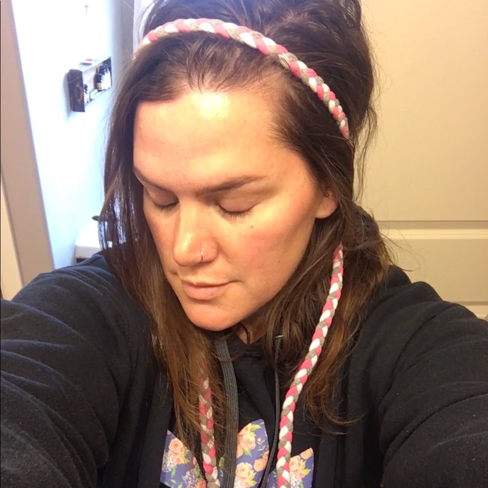 Braided Headband Belt Scarf Elastic Accessory 57in